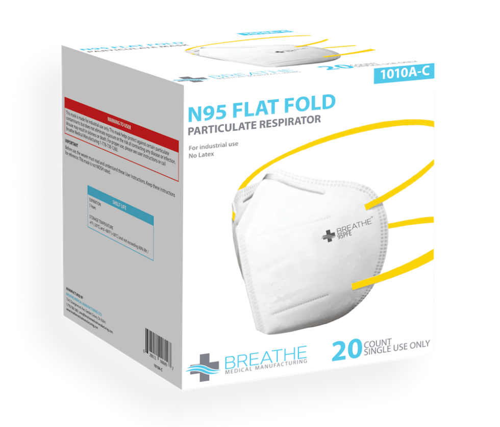 Healthcare and Particulate N95 Respirators Breathe Medical